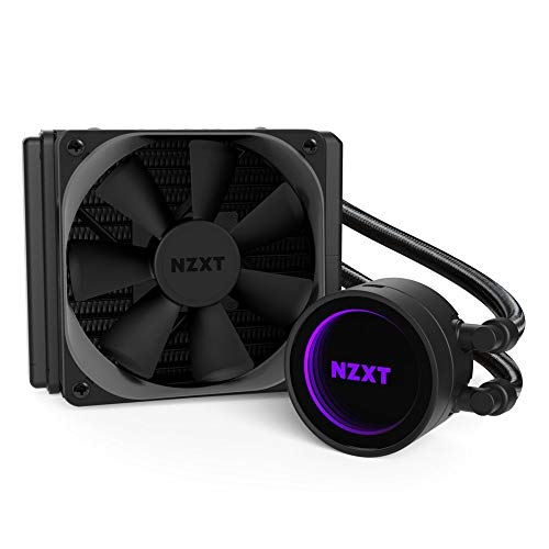 NZXT Kraken M22 120 mm - Enfriador líquido de CPU RGB todo en uno - con funcionalidad CAM - Tubos extendidos y reforzados - Ventilador de radiador Aer P 120 mm PWM (incluido)