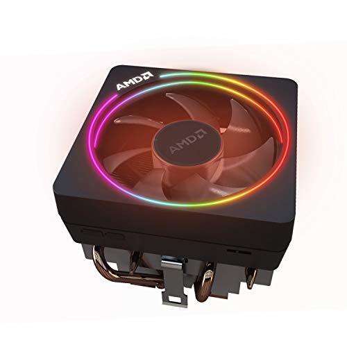 AMD Wraith Prism RGB LED ventilador de refrigeración para Ryzen 7 2700X AM4/AM2/AM3/AM3+ procesador conector de 4 pines base de cobre/aluminio