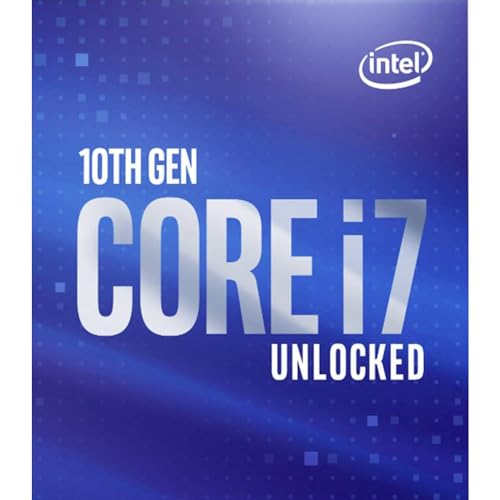 Intel® Core™ i7-10700KF, procesador de escritorio desbloqueado, 8 núcleos hasta 5,1 GHz, sin gráficos, LGA1200 (chipset Intel® serie 400) 125 W