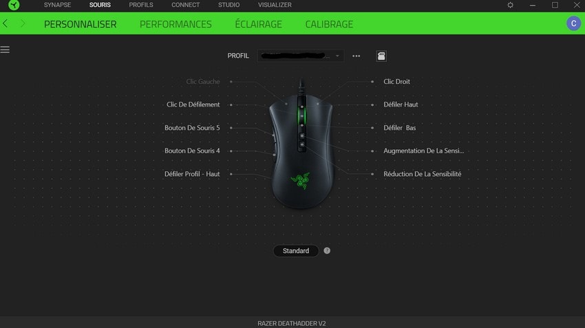 Razer Deathadder V2 Lógica