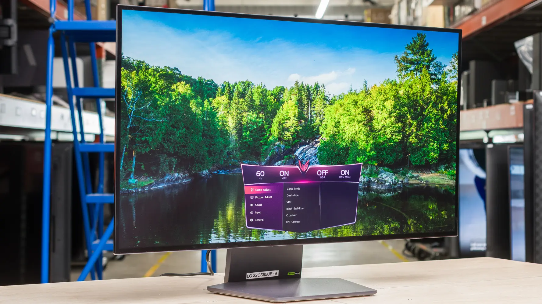 LG UltraGear 32GS95UE WOLED modo dual 4K 480Hz