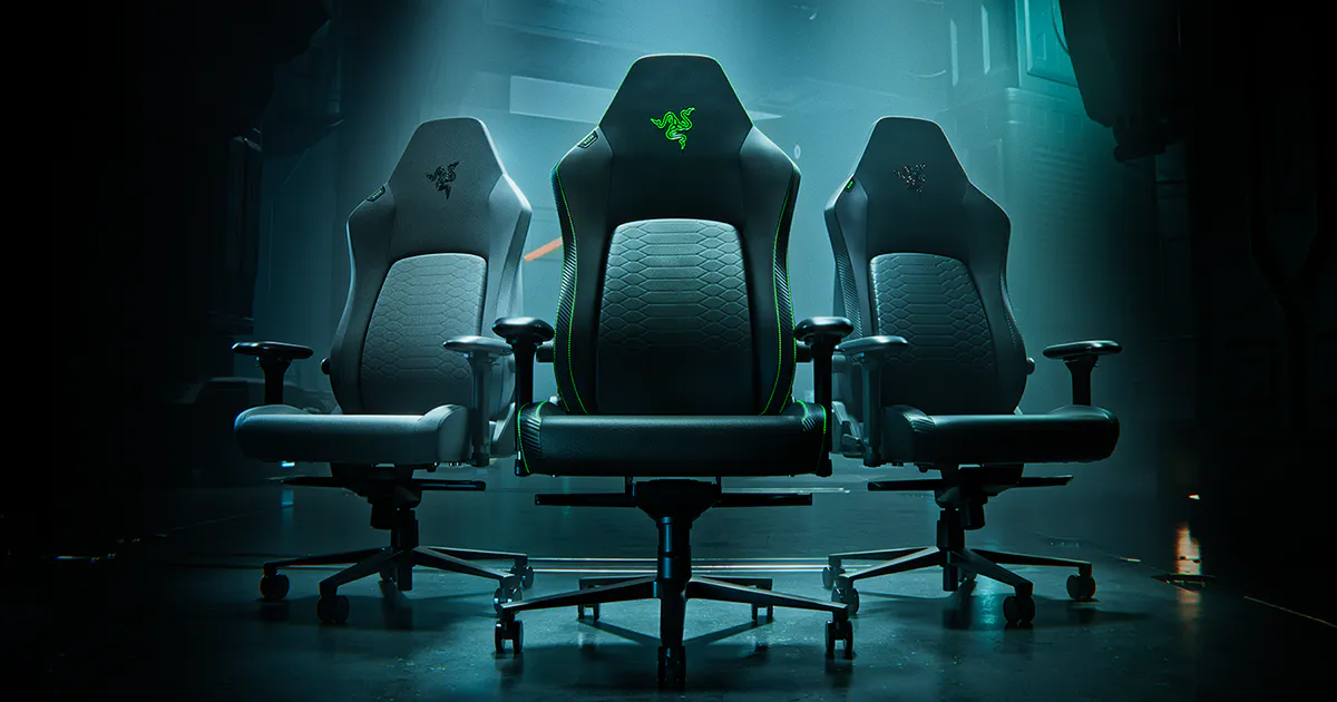 Silla lumbar adaptable para juegos Razer Iskur V2 NewGen