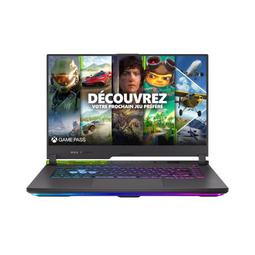 ASUS ROG STRIX-G15-G513RW-HQ174W PC portátil Gamer 15'' 2.5k WQHD 165 Hz y 3 ms (AMD Ryzen 9-6900H, RTX 3070 Ti 8G, RAM 16Go DDR5, 1To SSD PCIe, Windows 11) Clavier AZERTY RGB 4 Zonas